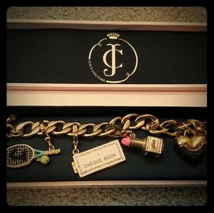 Juicy Couture Charm Bracelet With Three Charms